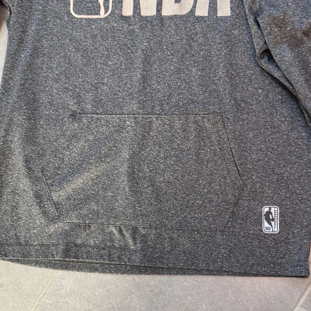 Kids Gray NBA Lightweight Hoodie
